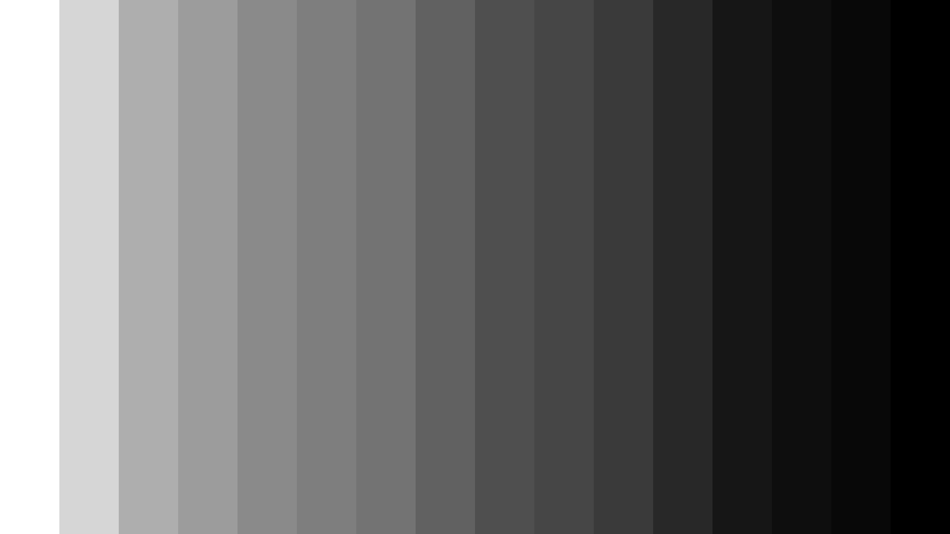 Grayscale — vertical bands test pattern
